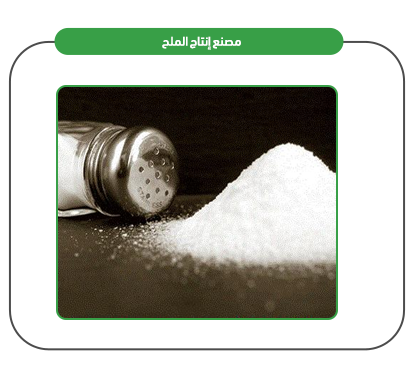 Products of the salt production and packaging factory